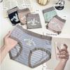 Women's Spring and Summer Thin New Fashion Letter Cotton Anti Bacterial Bottom Crotch Waist Underwear