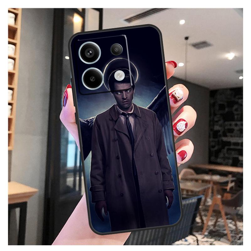 Angel Castiel Supernatural Case For Xiaomi Redmi 12 13 C 9C 10C Redmi Note 13 Pro 9 10 11 12 9S 10S 11S 12S Back Cover