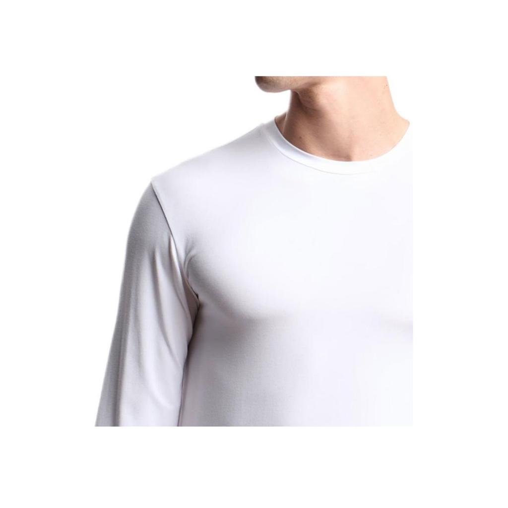 Emporio Armani Мужская футболка из модала с длинным рукавом и круглым вырезом Топы EM000383-AF14988-U0002