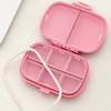 1 Pack Of 8 Compartments Dustproof And Moisture-proof Medicine Storage Sealed Pill Box