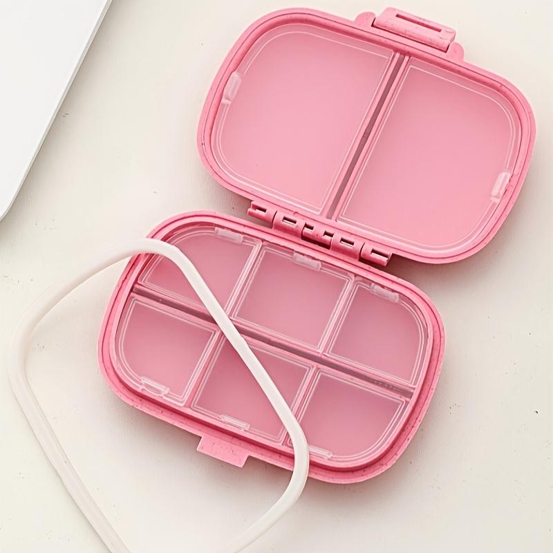 1 Pack Of 8 Compartments Dustproof And Moisture-proof Medicine Storage Sealed Pill Box