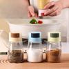 Transparent Seasoning Jar Kitchen Household Moisture-proof Seasoning Bottle Salt Bottle Sealed Moisture-proof Seasoning Bottle