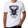 Retro Motorcycle Skull Tshirt Stain Resistant Casual Tee