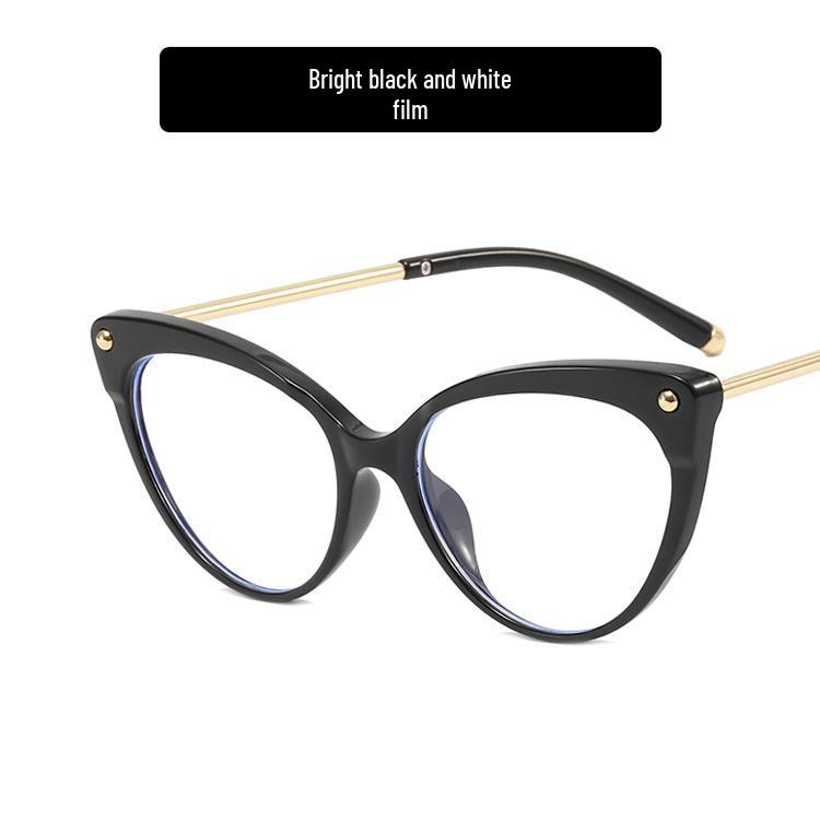 Оправа для очков TR90 в стиле ретро «кошачий глаз» с защитой от синего света для женщин