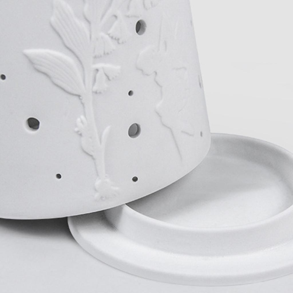 Ceramics Candlestick House Shaped Candle Cup Perfect for Wedding Party Home Decoration Ceramic DIY Candles Holder