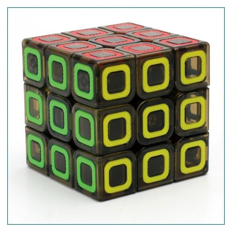Прозрачный магический куб 3x3x3, скоростной кубик-головоломка, игра-головоломка в форме точки, Cubos Magicos, профессиональная игра-головоломка