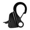 Fits 1/4"-3/8" Rope Boat Anchor Sliding Hook Black Quick Release Anchor Clip  Boat Anchoring