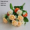Silk Fake Flower Bouquet for Living Room or Dining Table Decor - Plastic Dried Flower Bonsai Ornaments