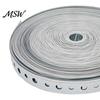 Adjustable Pipe Support Bracket Galvanized Metal Strap with 1/4 3/17Inch Predrilled Holes, 24-Gauge Carbon Steel Strapping for Pipes Hanging