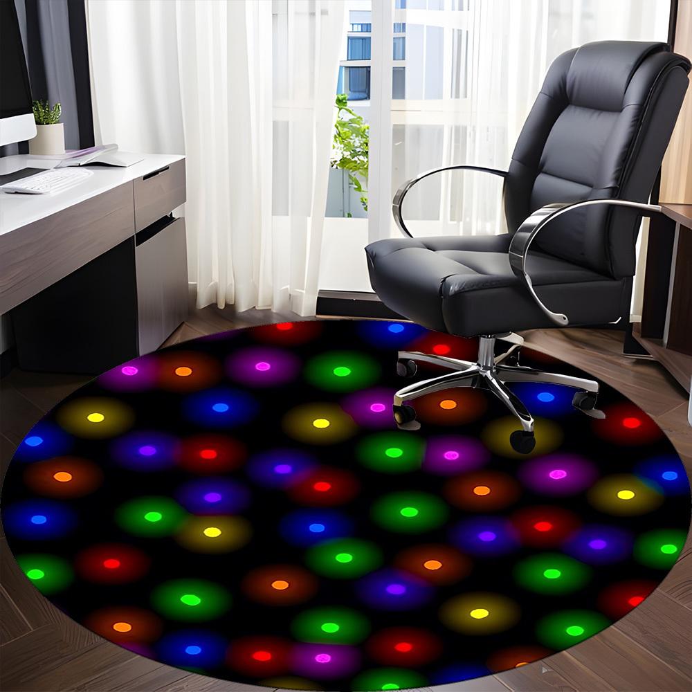 1pc Christmas Lights Chair Carpet for Office Non-Slip Mat for Office - Decorative Floor Mat yy251030258