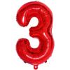 Multi Color Large Numbers 3 Balloon 32Inch 1 2 3 4 5 6 7 8 9 Birthday Ball Red Digit Bachelorette Balloons Figure Golob Balloons