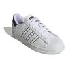 Adidas Superstar белые черные контурные унисекс кроссовки обувь-белый основной-черный IF8090