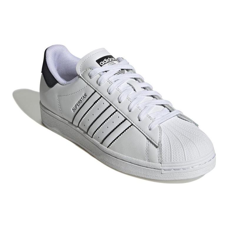 Adidas Superstar белые черные контурные унисекс кроссовки обувь-белый основной-черный IF8090