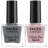 FACESCANADA Ultime Pro Splash Глянцевая отделка лака для ногтей - черное дерево 142 (8 мл) & Ultime Pro Splash Glossy Nail Enamel-Pink Rouge 103 (8 мл)