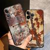 Rust Art Funda Чехол для телефона для iPhone 17Air 17 16 Pro Max 7 8 14 12 13 Mini 15 Plus SE 11 X XS XR