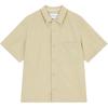 Рубашка с коротким рукавом и фактурными пуговицами «Ранняя осень» Мужские рубашки светло-хаки J325603-RAE