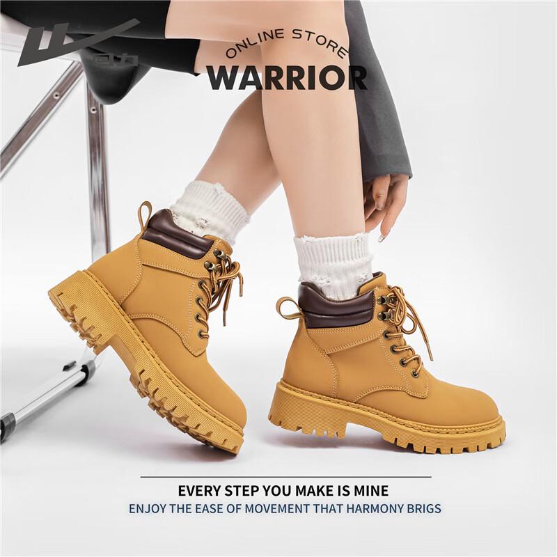 Warrior Женские ботинки martin в британском стиле