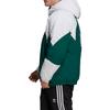 adidas Ретро спортивная лоскутная хлопковая куртка Мужские куртки Зеленые GE1302