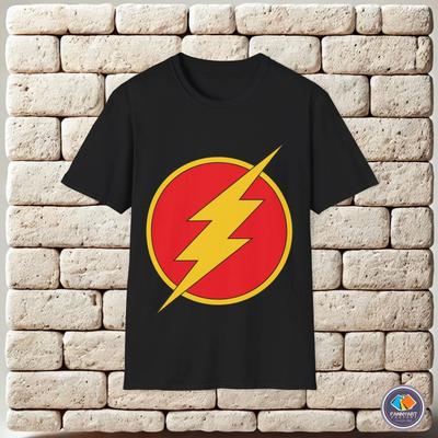 Супергеройская футболка унисекс The Flash Sign DC Comics Скорость Молния