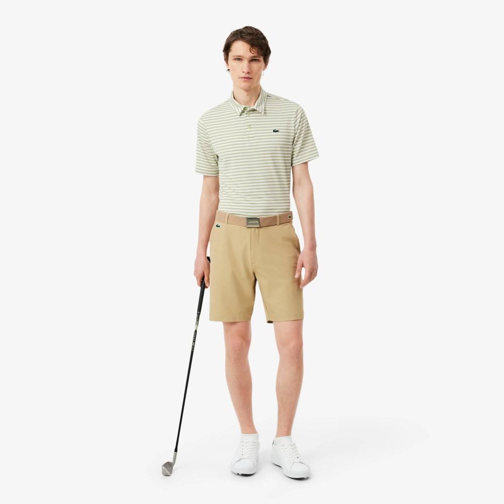 [lacoste] Men's Golf Stripe Short-Sleeve Polo Shirt DH3187-56G3IG