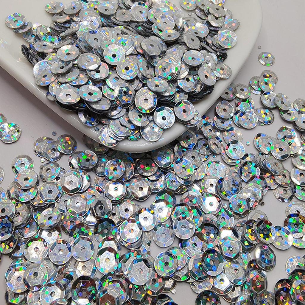 10 г 4 мм 5 мм 6 мм 8 мм 10 мм чашка ПВХ блестки блестящие пайетки для одежды, шляпы, обуви. Дети DIY. Поделки ручной работы аксессуары 