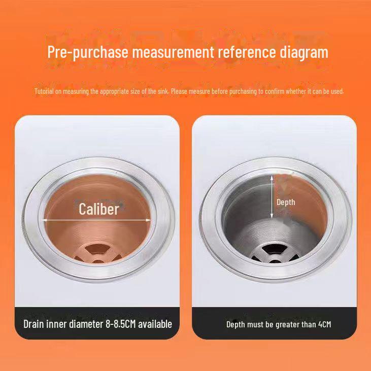 Универсальная крышка фильтра для раковины и сливного отверстия в полу из нержавеющей стали