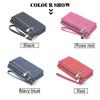 Yogodlns Vintage Frosted Leather Women Long Wallet Fashion Wristlet Clutch Purse Handbags