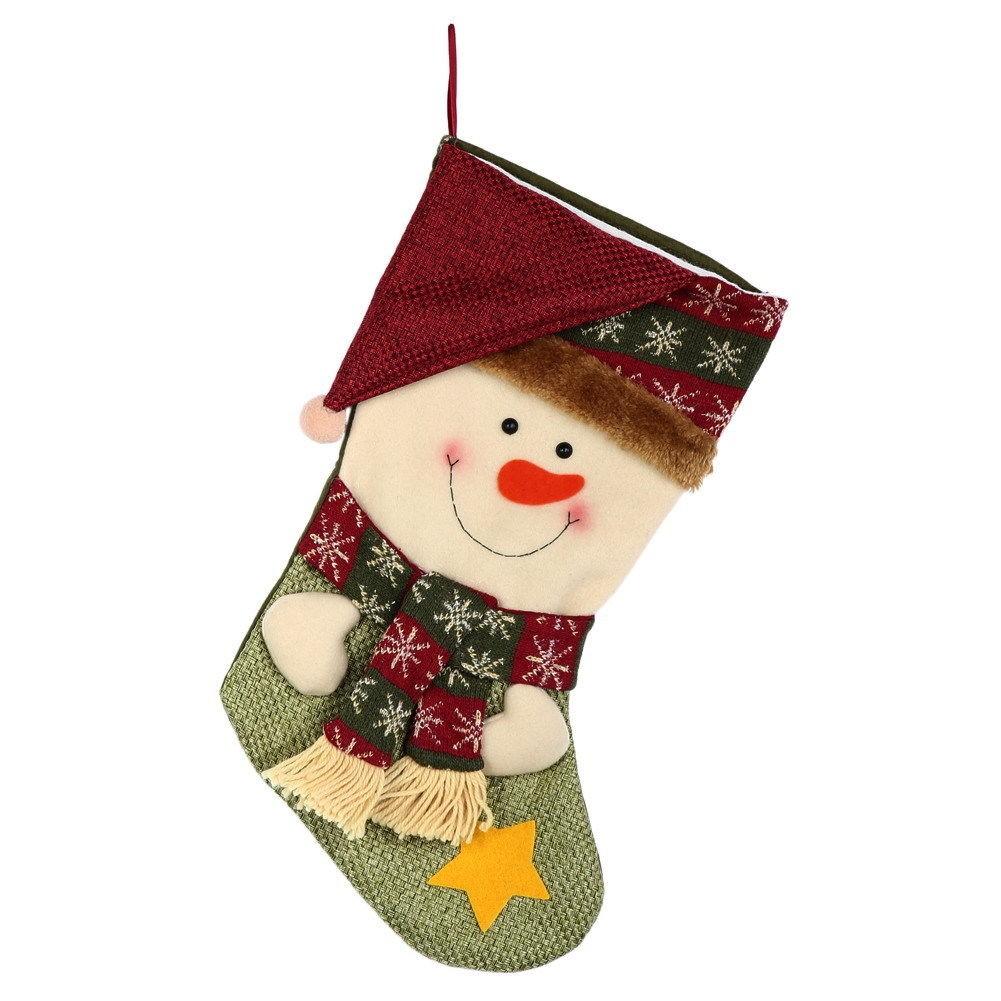 Рождественский носок ручной работы из нетканого материала, носок Санты для украшения вечеринки, подарок для друзей