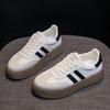 Корейская версия маленьких белых туфель женские 2025 осень новые немецкие кроссовки ретро классика Форрест Гамп обувь универсальная платформа повседневная доска s