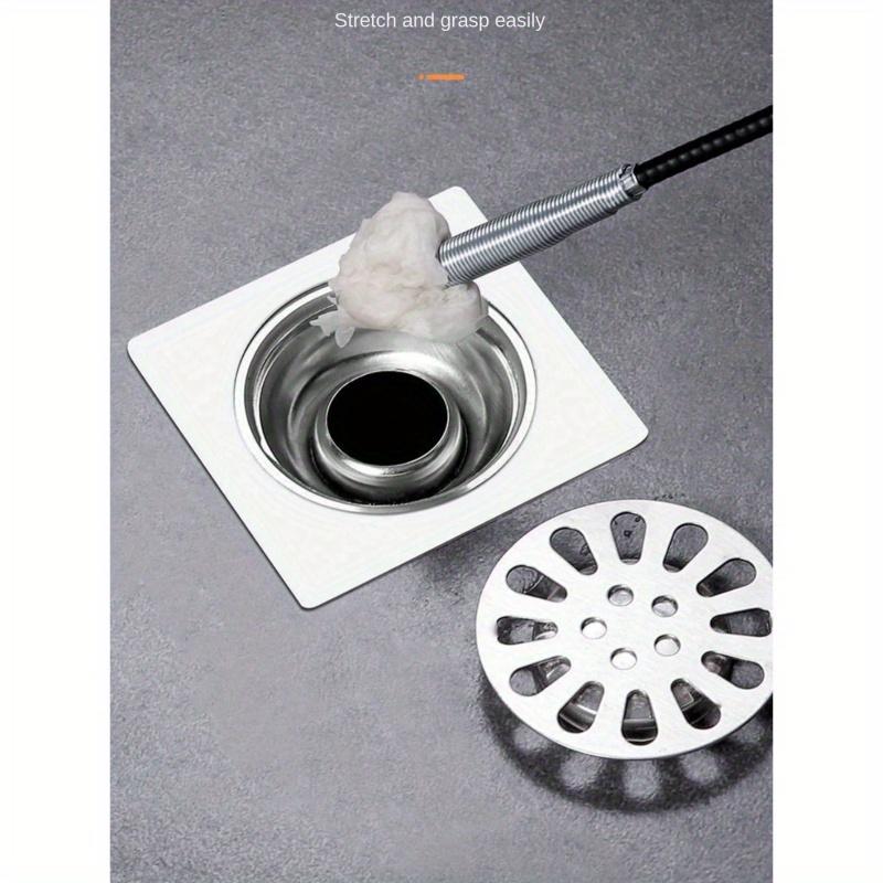 Новый улучшенный инструмент для удаления засоров волос из слива - Очиститель слива раковины для туалета, канализации, душа, кухни, ванной комнаты, ванны, средство для прочистки засоренных сливов, инструмент для чистки