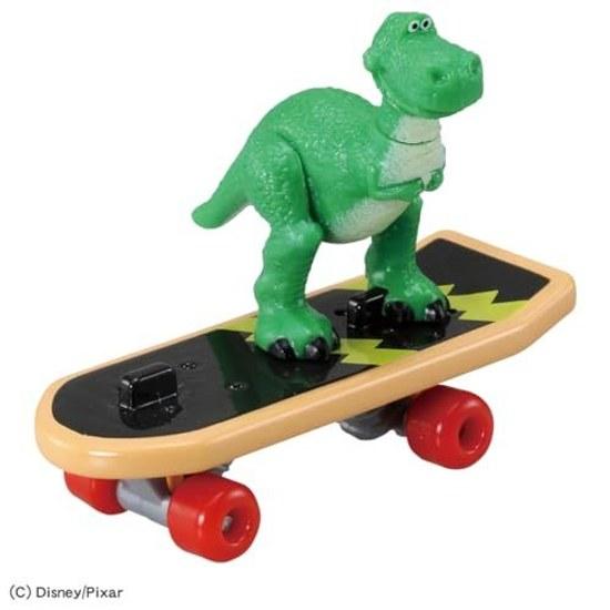 Takara Tomy Tomica Disney Motors Dream Ride-On Toy Story SP Rex Skateboard Mini Car ages 3 up