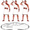 Greek King Gladiator Costume Halloween Cosplay Couple Outfit Stage Performance