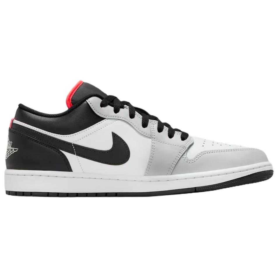 Кроссовки Air Jordan 1 Low Neutral Grey Summit White Мужские Infrared-23 Черный 553558-045