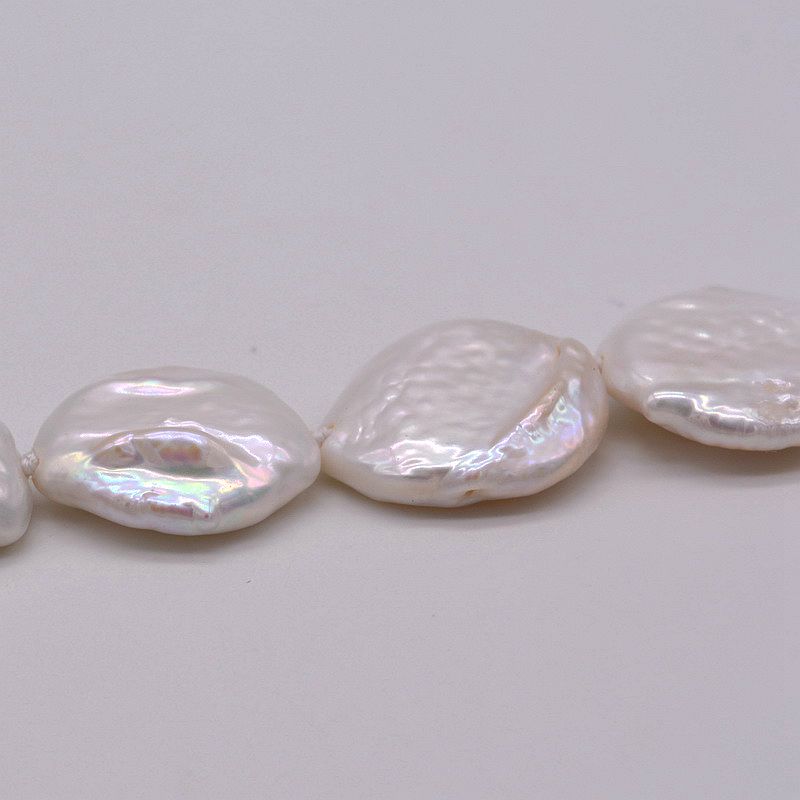 Жемчужный браслет Натуральный Белый Плоский Барочный Жемчуг Женский Браслет Простые Модные Ювелирные Изделия Девчачий Браслет Бесплатная Доставка