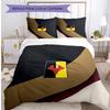 Watford Football Printed 3 Pieces Bedding Set, Comfortable Skin Friendly Bedroom Duvet Cover Set