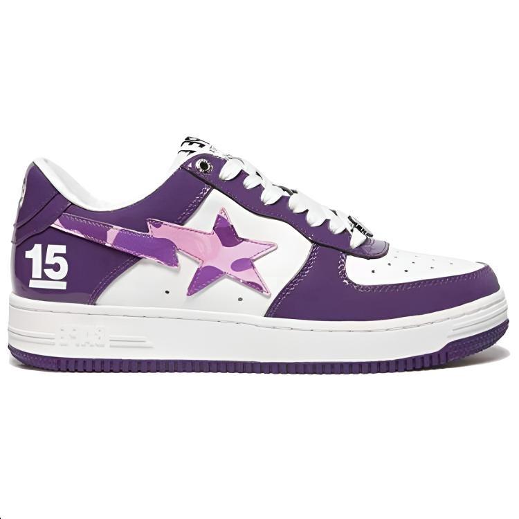 A Bathing Ape Bape Sta Тайбэй 15-летие 'Фиолетово-белый' Мужские 1I22-191-001