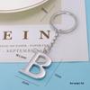 Custom English Alphabet Keychain: Personalized Letter Pendant Gift
