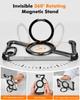 for iPhone 16 E Phone Case Magsafe With 360°Rotate Magnetic Ring Stand Z-Shaped Metal Frameless Shockproof Protector Cover