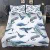 Whale Bettwäsche Set Doppel Königin König Luxus Bett Kleidung Einzigen Twin Voll Größe Bettbezug-set Mit Kissenbezug Für Erwachs