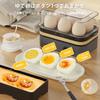 Anfilank Boiled Egg Maker with Steam Keeps Warm and Steamed Easy Available in 3 PSE Easy to Clean Cooker, Function, Soft-Boiled Eggs, Hard-Boiled