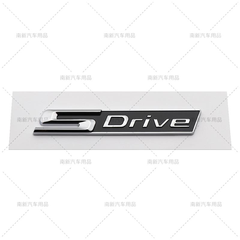 3D ABS Car XDrive SDrive Logo Emblem Badge Rear Boot E9Trunk Sticker Side Fender Decals For BMW 3 4 5 6 7 Series X1 X3 X5 X6 M3