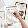 Monthly Bill Payment Checklist Notebook for Family Financial Management and Expense Trackings with Durability Paper