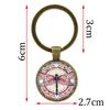 Attractive Vintage Dragonfly Keychain Modern Gift For Men Sleek Zinc Alloy Keyring Perfect For Everyday