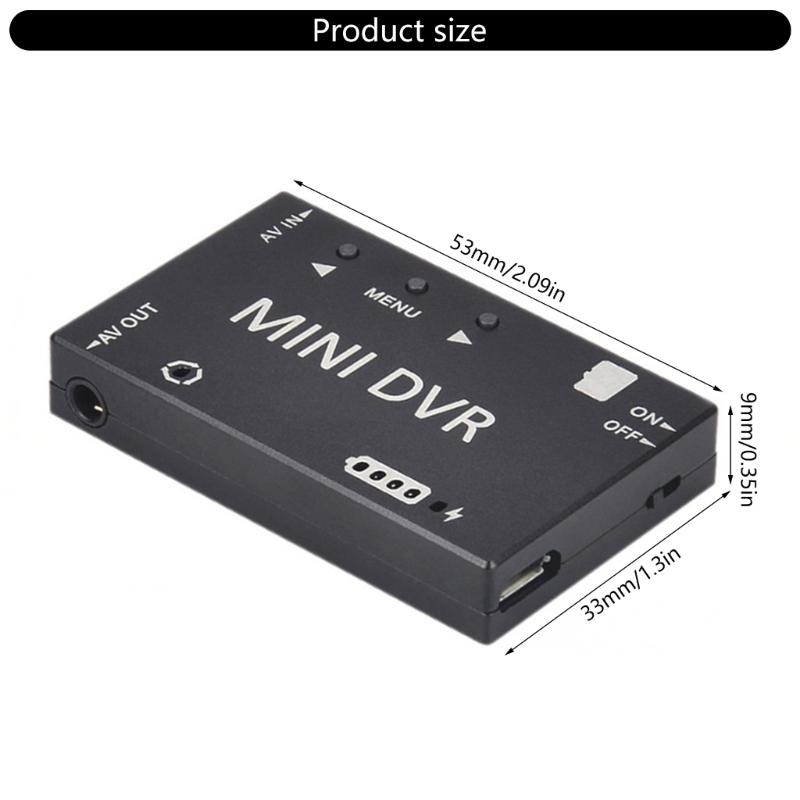 Мини FPV DVR Модуль Поддержка FPV Рекордеров для FPV Дронов для Моделей с Дистанционным Управлением Гоночный Автомобиль Моделирующие Аксессуары