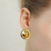 Ozel Little Mushroom Button Earrings PB128E