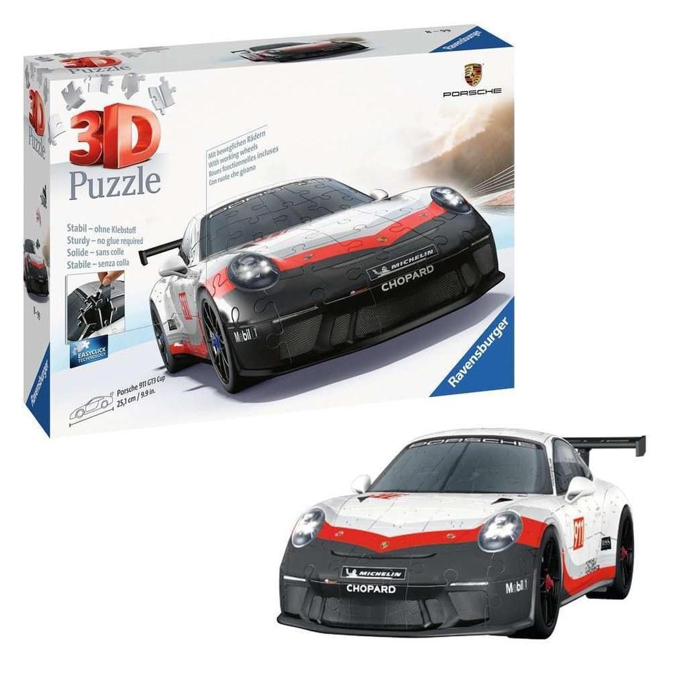 Ravensburger 3D Puzzle Porsche 911 GT3 Cup Car 108 Pieces 11557