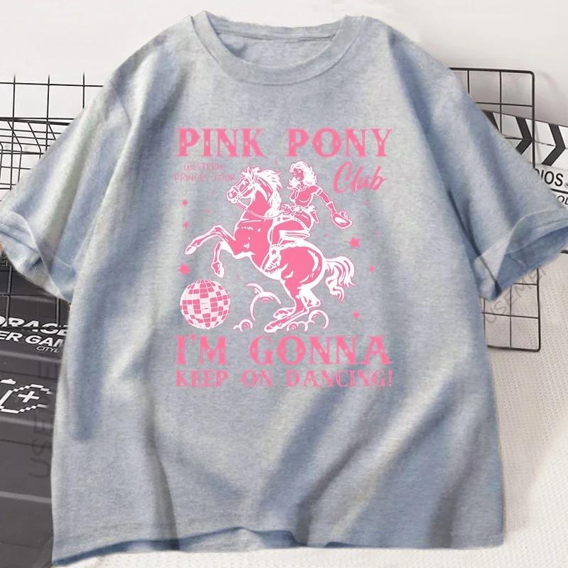 Chappell Roan T Shirt Pink Pony Club Tshirt Midwest Princess Tour Band Concert Musice Tee Short Sleeve Tshirt Woman Clothes