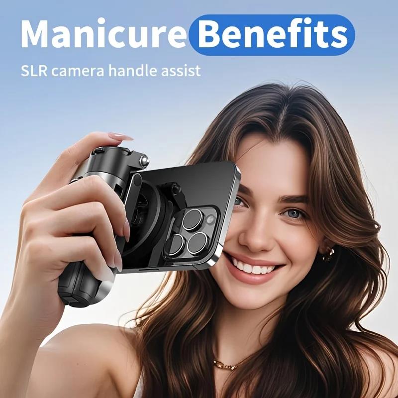 P15MINI Magnetic Selfie Stick Tripod Stand for Mobile Photography Vlog Shooting Portable Travel Monopod with Remote Control 7
