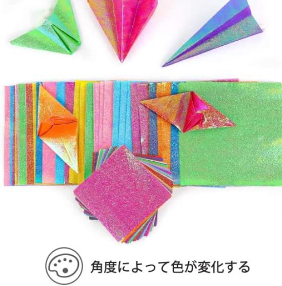 LOORIPRO Блестящая бумага для оригами 20см 10 50 Жемчужная Аврора Тысяча подарков Вечеринка по случаю дня рождения Поделка Поделочная бумага Бумага, Квадратная, Цвета, Листы, Оригами, Цвета,