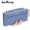Women Fashion Long Wallets Artificial Leather Zipper Coin Purse Classic Design Card Holder Phone Bags